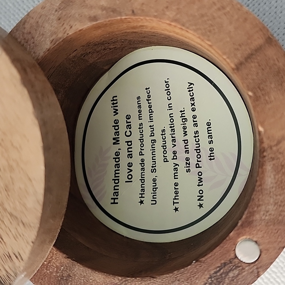 Acacia Wood Decorative Paw Print Box - Picture 3 of 7